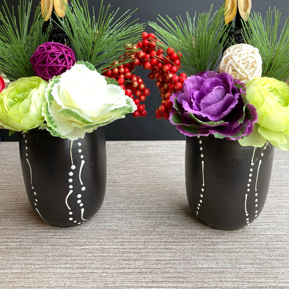 数量限定【大人気】お正月 ミニ門松　ー黒一珍 5枚目の画像