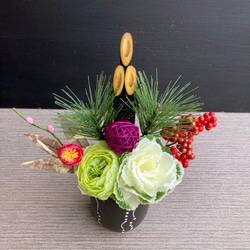 数量限定【大人気】お正月 ミニ門松　ー黒一珍 3枚目の画像