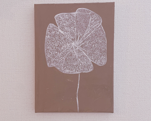 原画 一点物 テクスチャーアート キャンバスアート 白 ホワイト