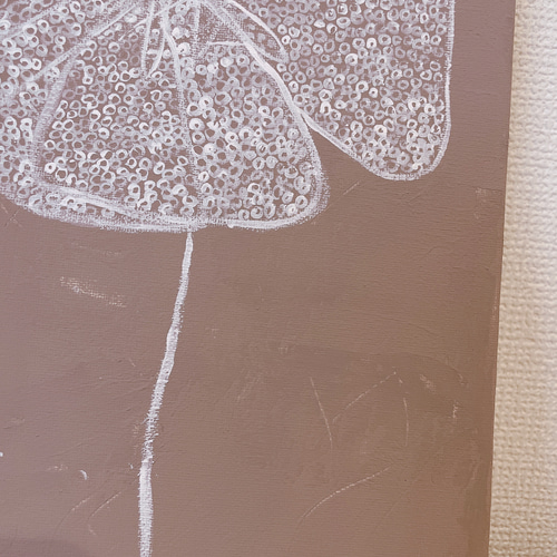 原画 一点物 テクスチャーアート キャンバスアート 白 ホワイト