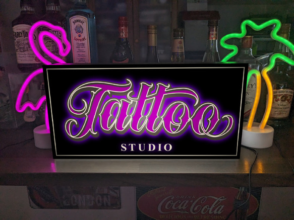 タトゥー  ネオンサイン タトゥー ネオンサイン Amazon.co.jp: TATTOO ネオンサイン 壁装飾用