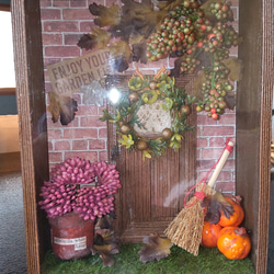 ミニチュアドールハウス  秋の風景 2枚目の画像