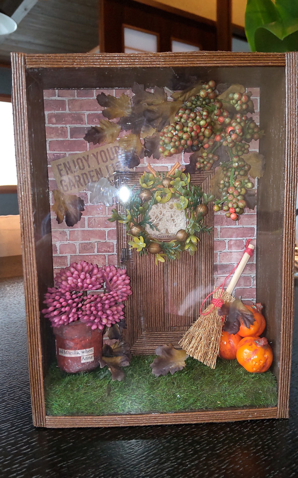ミニチュアドールハウス  秋の風景 2枚目の画像