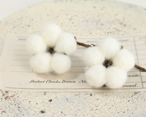 布花　セット 布花 コットンフラワーブローチ 997 ブローチ ao. 通販 16664094