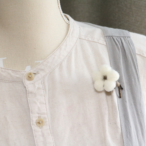 布花 コットンフラワーブローチ 997 ブローチ ao. 通販 16664094