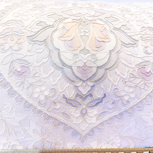 1点物本真珠加工帯！ゴールド系選べる口金♡格の高い濃密刺繍の