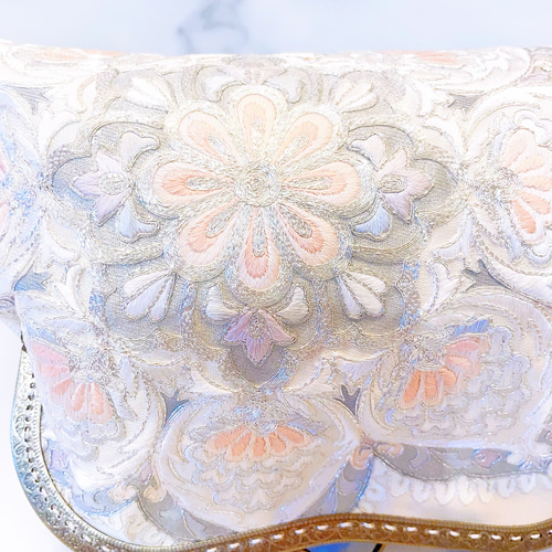 1点物本真珠加工帯！ゴールド系選べる口金♡格の高い濃密刺繍の最高級