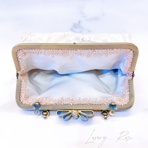 1点物！大玉パール高級西陣織　帯地バッグ 1点物！大玉パール高級西陣織 帯地バッグ 1点物！大玉パール高級