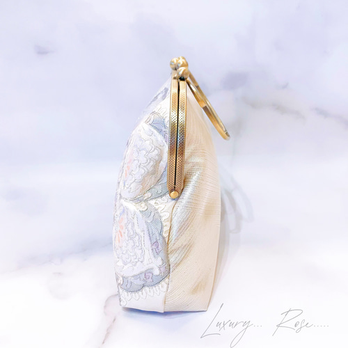 1点物本真珠加工帯！ゴールド系選べる口金♡格の高い濃密刺繍の最高級