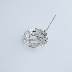 葉っぱの小さなシルバー ブローチ　Silver brooch　no.22013 3枚目の画像