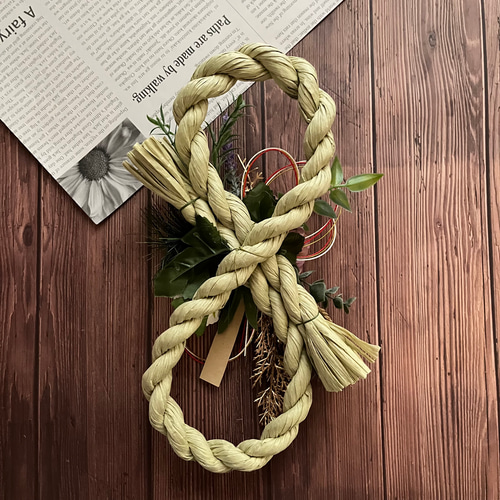 ハンドメイド しめ縄リース No.17、No.16、No.14 ハンドメイド しめ縄リース No.17、No.16、No.14