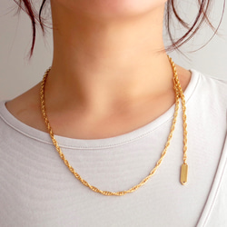 メルマガ掲載】k18 ヴィンテージチェーンとタグチャームのマルチ