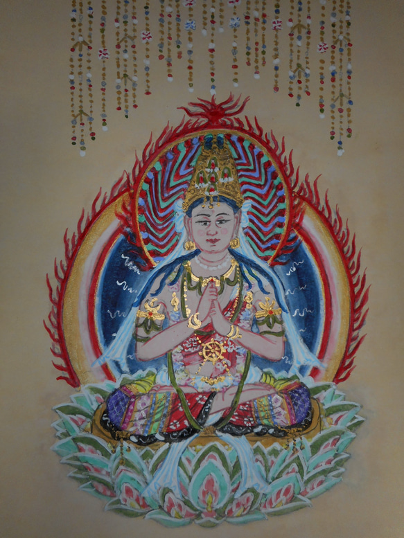 大日如来 絵画 蓮月 rengetsu 通販 16664450｜Creema(クリーマ)