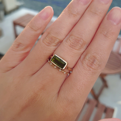 K10 グリーントルマリン リング 指輪・リング MinimumJewelry 通販  