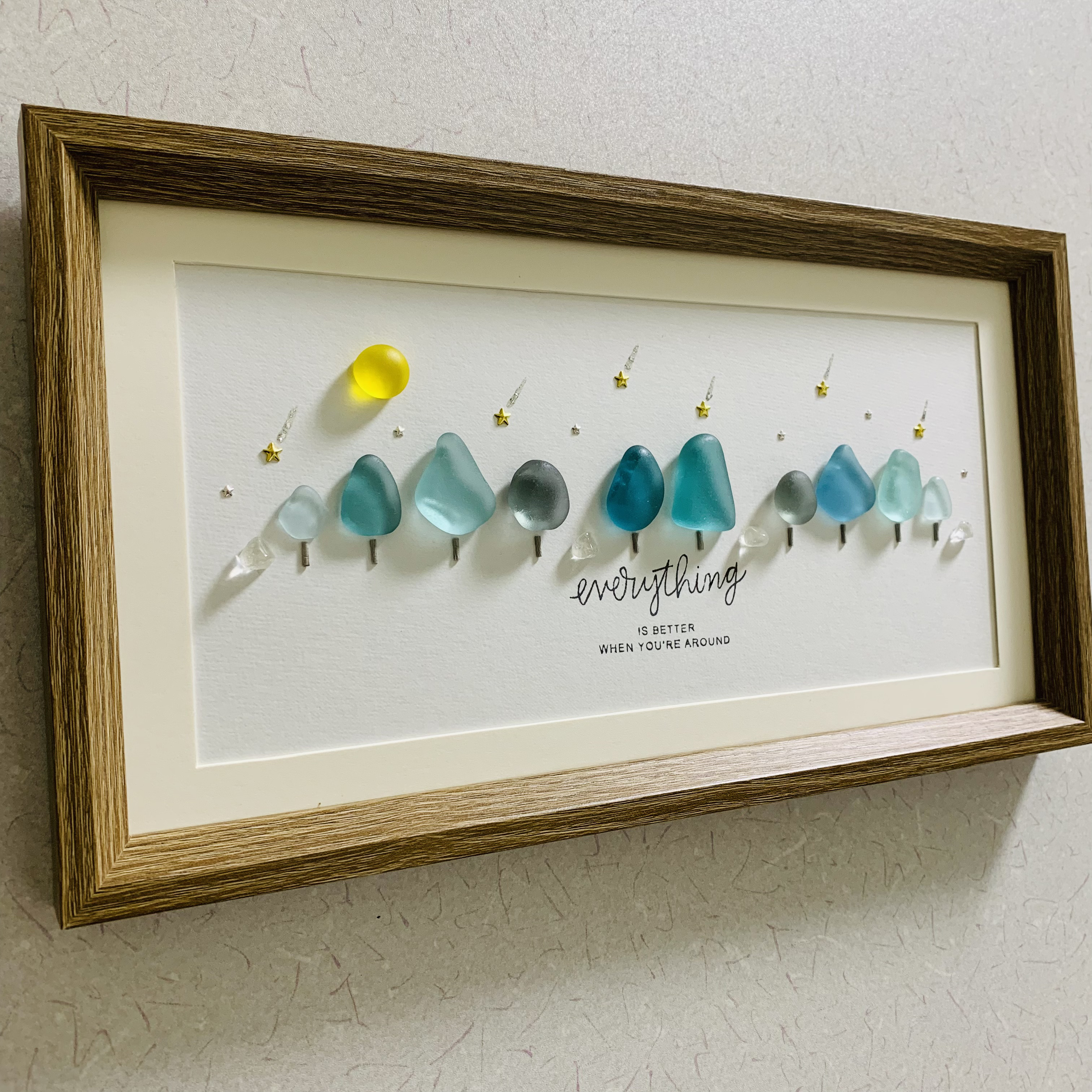 figmari専用 オーダー受付 シーグラス／天然石／フレームアート