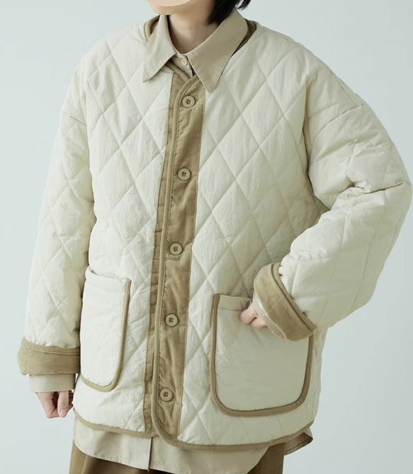 冬コート　綿入れの上着　厚手のジャケット 3枚目の画像