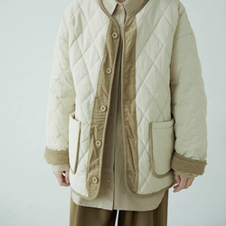 冬コート　綿入れの上着　厚手のジャケット 2枚目の画像