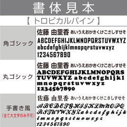 トロピカルパイン  キーホルダー 名入れ ネームタグ ゴルフ 本革 アクリル ネームプレート　パイナップル 10枚目の画像