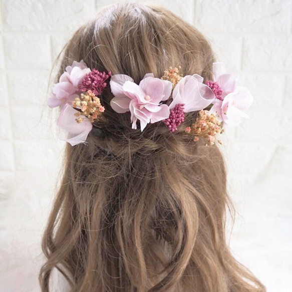 あじさい＆かすみ草＊浴衣＊成人式＊卒業式＊前撮り＊和婚＊ヘア