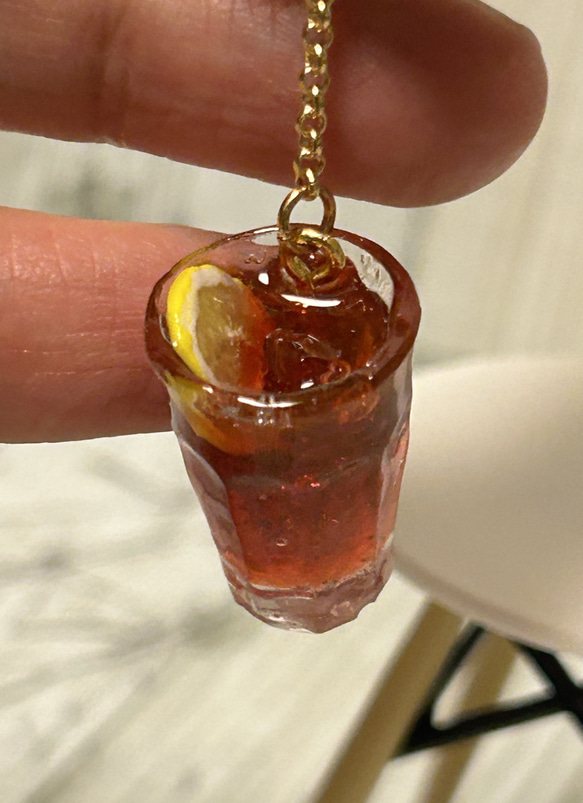 アイスレモンティーチャーム その他アクセサリー atelier_pomme 通販｜Creema(クリーマ)