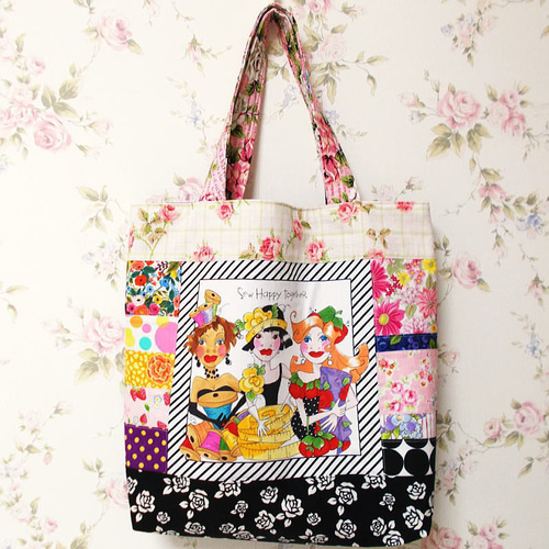 ロラライハリス♡ハンドメイド　大きめトートバッグ ロラライハリス トートバッグ ワイルドレディ トートバッグ YUKI 通販