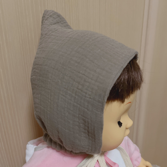 〔 baby bonnet 〕ベビーボンネット　小人の帽子　　　　ピクシーハット 15枚目の画像