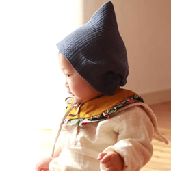 〔 baby bonnet 〕ベビーボンネット　小人の帽子　　　　ピクシーハット 11枚目の画像