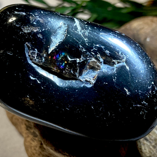 邪鬼払い虹入りモリオンクラスター原石 黒水晶 a30832-1_700.jpg