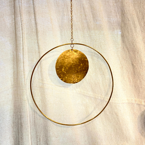 フワフワ宇宙✨ 大きめ 真鍮モビール] その他インテリア雑貨 Metallo