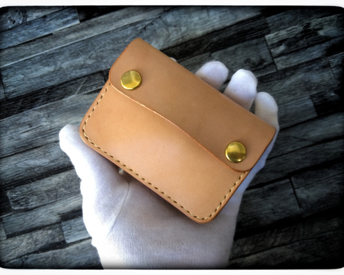 お札を折らず収納◇トラッカーウォレットミドル◇昭南サドルレザー手染めの