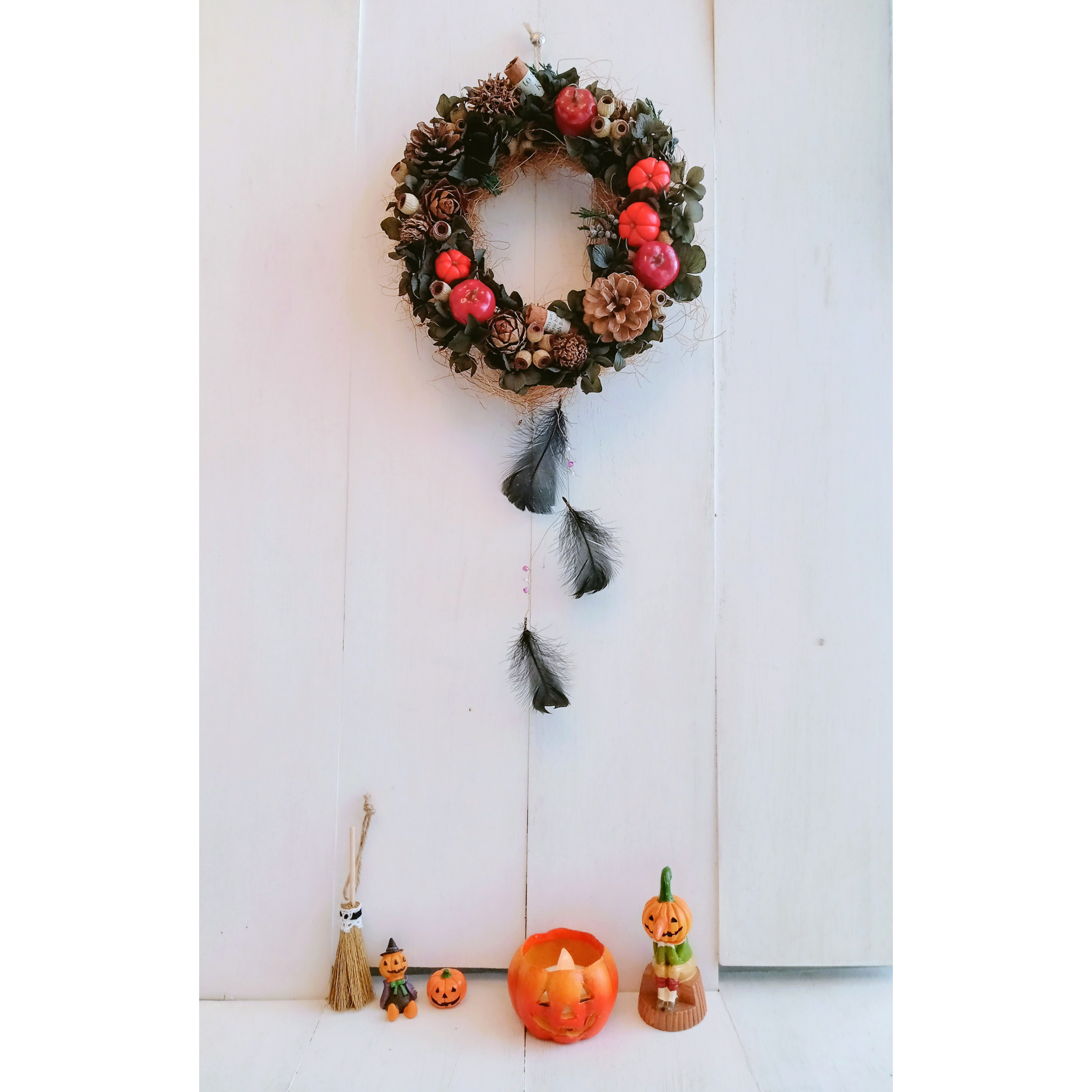 ハロウィンリース プリザーブドフラワー K.Garden 通販 16665709