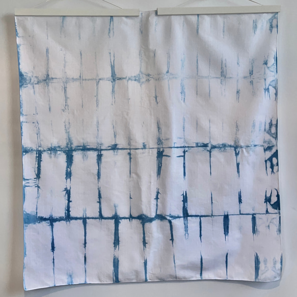 藍染シャンタン風呂敷（80cm） 1枚目の画像