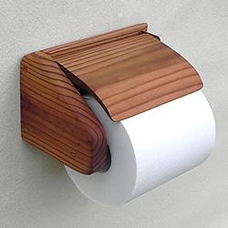 サーモウッド製 トイレットペーパーホルダー Ver.12a バス・トイレ