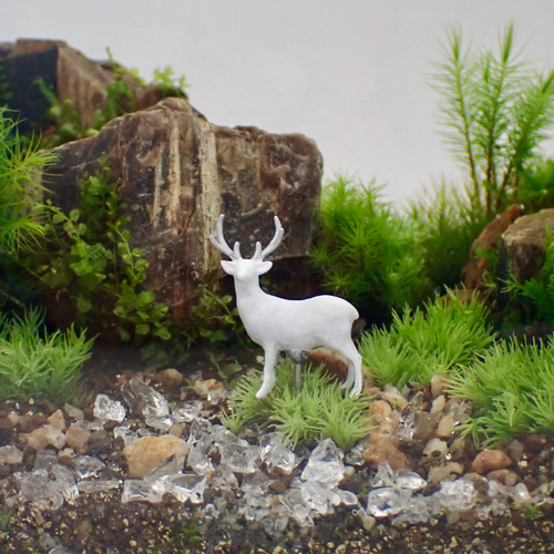 プレミアムタイプ！苔テラリウム用フィギュア『鹿』 その他置物