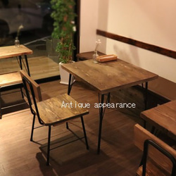 カフェ2脚背中ありイス　椅子 ダイニングテーブル　用　店舗什器 7枚目の画像