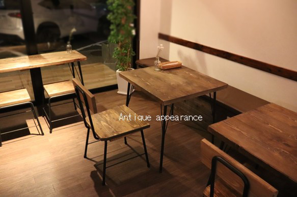 カフェ2脚背中ありイス　椅子 ダイニングテーブル　用　店舗什器 7枚目の画像