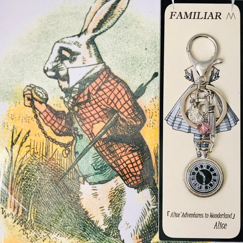 ♡不思議の国のアリス風♡白うさぎ☆時計