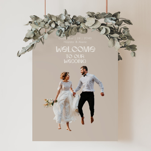 ウェルカムボード 結婚式 ウェルカムスペース レトロ 映画風 ボードオーダー込/ウェルカムスペース フルセット ウェディング