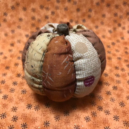 【ハンドメイド】カボチャ / オブジェ パッチワークかぼちゃのオブジェ／パンプキンmx4 その他