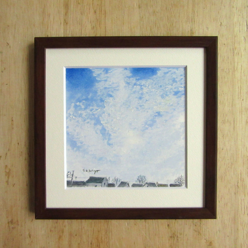 パステル画（原画）空。 0_5bdcb3df072ee8bd80b3af8786e1