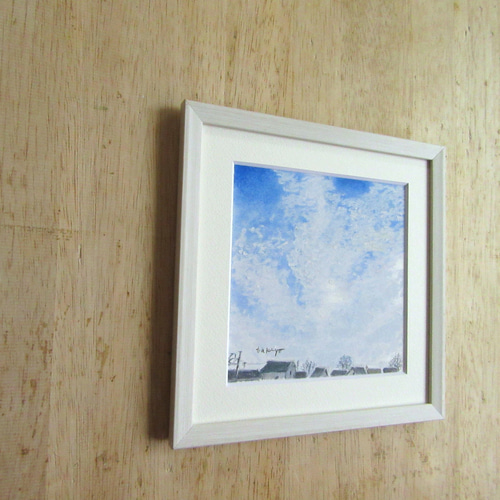 パステル画（原画）空。 水鏡空（パステル画・原画）4号 絵画 にゃんずら 通販 4017402