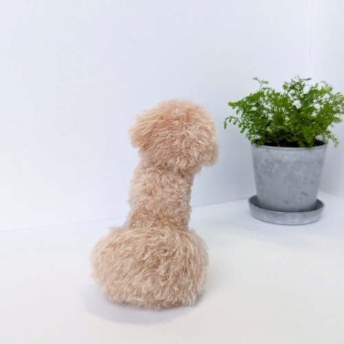 羊毛フェルト トイプードル　ハンドメイド　犬　置物 41KpZe3gE1S._UF350,350_QL50_.jpg