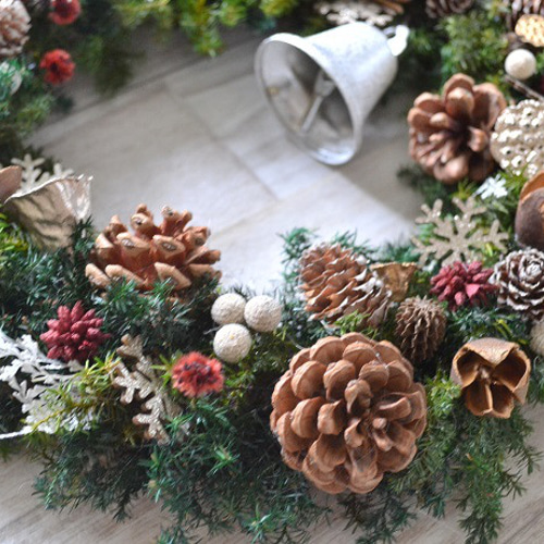木の実の森＊クリスマスwreath リース cosy 通販 16666381｜Creema