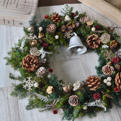 木の実の森＊クリスマスwreath 5枚目の画像