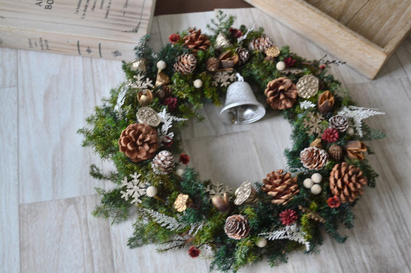 木の実の森＊クリスマスwreath 5枚目の画像