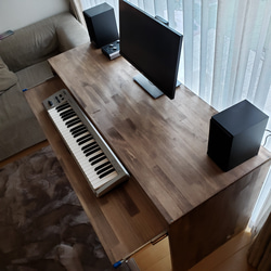 DTMデスク S140-55 DAW スライドテーブル(300) KOMPLETE KONTROL