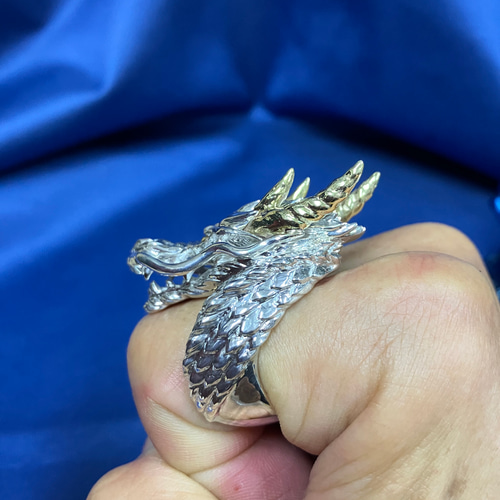 龍神リング無限 龍アクセサリー 龍シルバーアクセサリー 辰年 龍の指輪