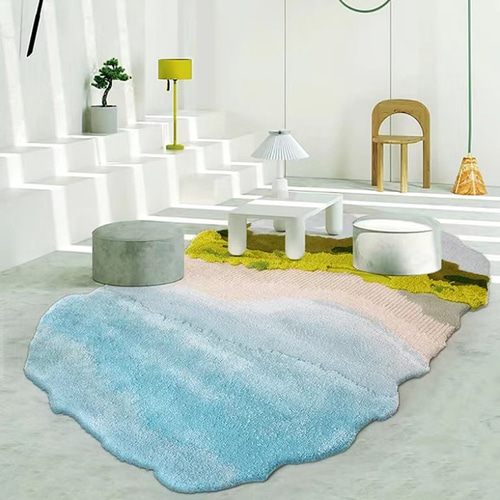 【新品】手織りウール絨毯　シルクロード　羊毛　ラグ　円型　カーペット 楽天市場】【12/1☆店内11％クーポン有】ウール100％ 職人の手織り