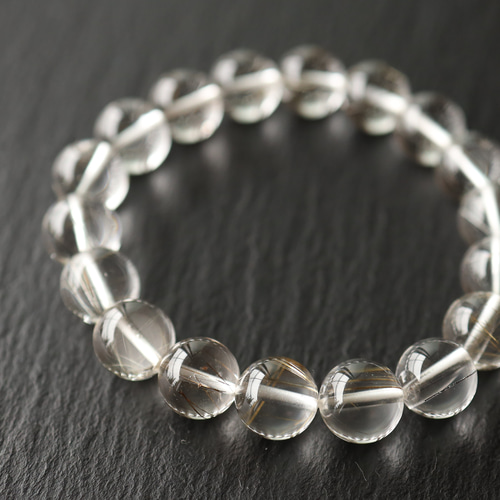 ☆繊細で静かな優しい輝き☆…☆シルバールチルクォーツ：10.5ミリ