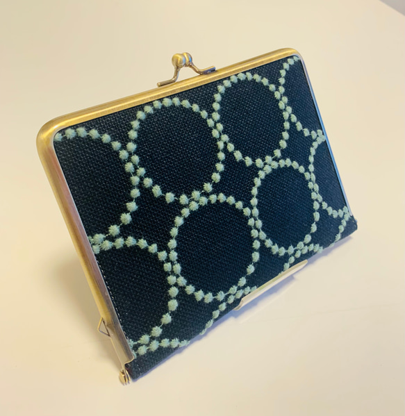 ミナペルホネン 希少 カード・パスケース(リールストラップ付) ハンドメイド かわいかっ